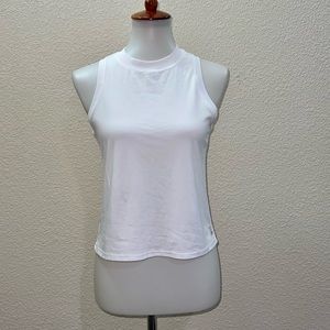 Vuori Energy Cropped Tank Top White